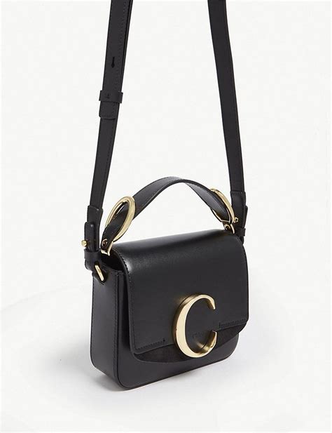 chloe c bag selfridges|chloe purse bag.